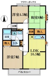 サンビレッジ鷹の台C棟の物件間取画像